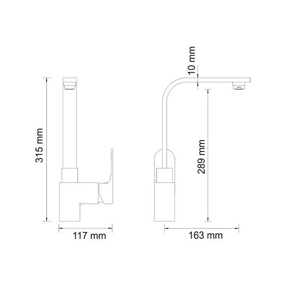 СМЕСИТЕЛЬ ДЛЯ КУХНИ WASSERKRAFT DINKEL 5807 СМЕСИТЕЛЬ ДЛЯ КУХНИ WASSERKRAFT DINKEL 5807