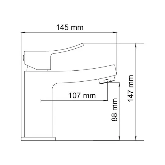 СМЕСИТЕЛЬ ДЛЯ РАКОВИНЫ WASSERKRAFT ALLER 1064