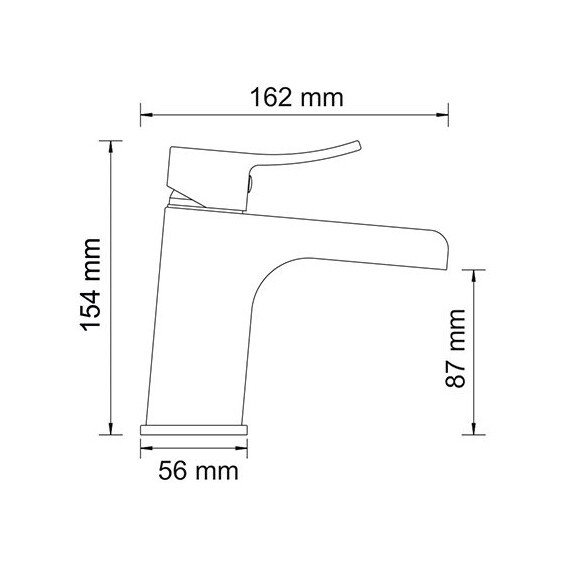 КАСКАДНЫЙ СМЕСИТЕЛЬ ДЛЯ УМЫВАЛЬНИКА WASSERKRAFT ALLER 1069
