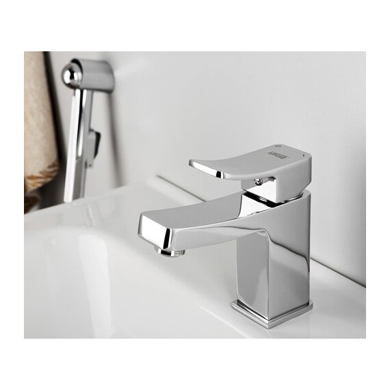 СМЕСИТЕЛЬ ДЛЯ РАКОВИНЫ С ГИГИЕНИЧЕСКОЙ ЛЕЙКОЙ WASSERKRAFT ALLER 1068