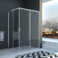 ДУШЕВОЙ УГОЛ VECONI ROVIGO RV-10, 1000X900X1950, ХРОМ, СТЕКЛО ПРОЗРАЧНОЕ
