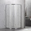 ДУШЕВОЙ УГОЛ VECONI ROVIGO RV-202, 800X800X1900, ХРОМ, СТЕКЛО ПРОЗРАЧНОЕ