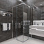 ДУШЕВОЙ УГОЛ VECONI ROVIGO RV-47, 900X900X1950, ХРОМ, СТЕКЛО ПРОЗРАЧНОЕ