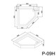 ДУШЕВОЙ ПОДДОН BLACK & WHITE STELLAR WIND EASY PLUMB P-09H 135 ММ ДУШЕВОЙ ПОДДОН BLACK & WHITE STELLAR WIND EASY PLUMB P-09H 135 ММ