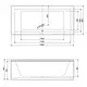 АКРИЛОВАЯ ВАННА CEZARES PLANE 190X80