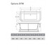 ВАННА АКРИЛОВАЯ VAYER OPTIONS BTW 180X85