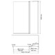 СТЕКЛЯННАЯ ШТОРКА ДЛЯ ДУША WASSERKRAFT BERKEL 48P02-110WHITE FIXED РАСПАШНАЯ, ДВУХСТВОРЧАТАЯ