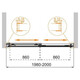 ШТОРКА ДЛЯ ВАННЫ CEZARES TANDEM-SOFT-VF-2-200/145-P-CR МАТОВОЕ СТЕКЛО ШТОРКА ДЛЯ ВАННЫ CEZARES TANDEM-SOFT-VF-2-200/145-P-CR МАТОВОЕ СТЕКЛО