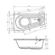 ВАННА АКРИЛОВАЯ RIHO DELTA 150X80 L