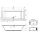 ВАННА АКРИЛОВАЯ RIHO LUSSO 200X90 ВАННА АКРИЛОВАЯ RIHO LUSSO 200X90