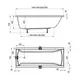 ВАННА АКРИЛОВАЯ RAVAK CLASSIC 150X70