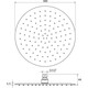 НАСАДКА ДЛЯ ДУША КРУГЛАЯ ИЗ ЛАТУНИ 300 ММ RAVAK 984.00