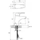 СМЕСИТЕЛЬ ДЛЯ УМЫВАЛЬНИКА БЕЗ ДОННОГО КЛАПАНА RAVAK NO 012.00