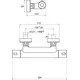 СМЕСИТЕЛЬ НАСТЕННЫЙ ТЕРМОСТАТИЧЕСКИЙ ДЛЯ ДУША БЕЗ ГАРНИТУРЫ RAVAK TERMO 300 TE 033.00/150