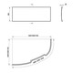 ВАННА АКРИЛОВАЯ RAVAK ASYMMETRIC 170X110 L ВАННА АКРИЛОВАЯ RAVAK ASYMMETRIC 170X110 L