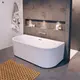 ВАННА АКРИЛОВАЯ RIHO BACK2WALL 184X84