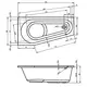 ВАННА АКРИЛОВАЯ С МОНОЛИТНОЙ ПАНЕЛЬЮ RIHO DELTA PLUG & PLAY R 160X80