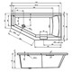 ВАННА АКРИЛОВАЯ С МОНОЛИТНОЙ ПАНЕЛЬЮ RIHO GETA PLUG & PLAY L 170X90