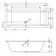 ВАННА АКРИЛОВАЯ RIHO LUGO 180X80 C ТОНКИМ БОРТОМ ВАННА АКРИЛОВАЯ RIHO LUGO 180X80 C ТОНКИМ БОРТОМ
