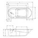 ВАННА АКРИЛОВАЯ RIHO LAZY PLUG & PLAY L 180X80