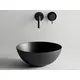 УМЫВАЛЬНИК ЧАША НАКЛАДНАЯ КРУГЛАЯ (ЦВЕТ ЧЁРНЫЙ МАТОВЫЙ) CERAMICA NOVA ELEMENT 358X358X155 ММ