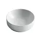 УМЫВАЛЬНИК ЧАША НАКЛАДНАЯ КРУГЛАЯ (ЦВЕТ БЕЛЫЙ МАТОВЫЙ) CERAMICA NOVA ELEMENT 355X355X125 ММ