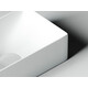 УМЫВАЛЬНИК НАКЛАДНОЙ ПРЯМОУГОЛЬНЫЙ (ОТВЕРСТИЕ ПОД СМЕСИТЕЛЬ L) CERAMICA NOVA ELEMENT 375X215X100 ММ