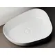 УМЫВАЛЬНИК ЧАША НАКЛАДНАЯ АССИМЕТРИЧНОЙ ФОРМЫ CERAMICA NOVA ELEMENT 550X400X140 ММ