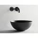 УМЫВАЛЬНИК ЧАША НАКЛАДНАЯ КРУГЛАЯ (ЦВЕТ ЧЁРНЫЙ МАТОВЫЙ) CERAMICA NOVA ELEMENT 358X358X155 ММ