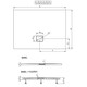 АКРИЛОВЫЙ ДУШЕВОЙ ПОДДОН RIHO BASEL 411 170X80  БЕЛЫЙ + СИФОН