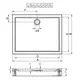 АКРИЛОВЫЙ ДУШЕВОЙ ПОДДОН RIHO DAVOS 257 140X90 БЕЛЫЙ + ПАНЕЛЬ