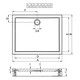 АКРИЛОВЫЙ ДУШЕВОЙ ПОДДОН RIHO DAVOS 275 120X80 БЕЛЫЙ + ПАНЕЛЬ