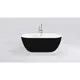 АКРИЛОВАЯ ВАННА BLACK & WHITE SB111 BLACK 180X75