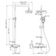 ДУШЕВОЙ КОМПЛЕКТ С ТЕРМОСТАТИЧЕСКИМ СМЕСИТЕЛЕМ WASSERKRAFT A11301 THERMO