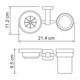 ДЕРЖАТЕЛЬ СТАКАНА И МЫЛЬНИЦЫ WASSERKRAFT LIPPE K-6526 ДЕРЖАТЕЛЬ СТАКАНА И МЫЛЬНИЦЫ WASSERKRAFT LIPPE K-6526