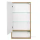 ЗЕРКАЛЬНЫЙ ШКАФ AQUATON СКАНДИ 45 БЕЛЫЙ, ДУБ РУСТИКАЛЬНЫЙ