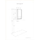 ЗЕРКАЛЬНЫЙ ШКАФ AQUATON СКАНДИ 45 БЕЛЫЙ, ДУБ РУСТИКАЛЬНЫЙ