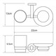 ДЕРЖАТЕЛЬ СТАКАНА И МЫЛЬНИЦЫ WASSERKRAFT RHEIN K-6226