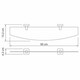 ПОЛКА СТЕКЛЯННАЯ WASSERKRAFT LIPPE K-6524