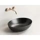 УМЫВАЛЬНИК ЧАША НАКЛАДНАЯ ОВАЛЬНАЯ CERAMICA NOVA ELEMENT 520*395*130ММ ЦВЕТ ЧЕРНЫЙ МАТОВЫЙ