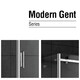 ДУШЕВАЯ ДВЕРЬ GEMY MODERN GENT S25191B