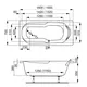 ВАННА АКРИЛОВАЯ VAGNERPLAST NYMFA 160X70