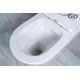 ПРИСТАВНОЙ УНИТАЗ GID TRS-263 БЕЛЫЙ БЕЗОБОДКОВЫЙ