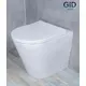 ПРИСТАВНОЙ УНИТАЗ GID TRS-263 БЕЛЫЙ БЕЗОБОДКОВЫЙ