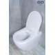 ПРИСТАВНОЙ УНИТАЗ GID TRS-269 БЕЛЫЙ БЕЗОБОДКОВЫЙ
