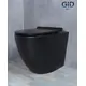 ПРИСТАВНОЙ УНИТАЗ GID TRS-269BM ЧЕРНЫЙ МАТОВЫЙ БЕЗОБОДКОВЫЙ