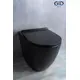 ПРИСТАВНОЙ УНИТАЗ GID TRS-269BM ЧЕРНЫЙ МАТОВЫЙ БЕЗОБОДКОВЫЙ