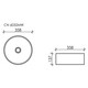 УМЫВАЛЬНИК ЧАША НАКЛАДНАЯ CERAMICA NOVA ELEMENT 358*358*137ММ БЕЛЫЙ МАТОВЫЙ