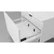 ТУМБА ПОДВЕСНАЯ VELVEX UNIT 80 ВЫДВИЖНОЙ ЯЩИК, ВНУТРЕННИЙ ЯЩИК, БЕЛЫЙ ЛЕД