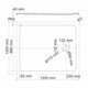 ДУШЕВОЙ ПОДДОН WASSERKRAFT RHIN 44T10